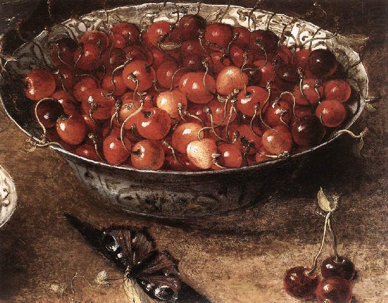 BEERT, Osias Still-Life with Cherries and Strawberries in China Bowls (detail) ghmh china oil painting image